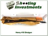 Henry 410 Bore 2018 NRA commemorative unfired in box!