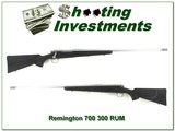 Remington 700 300 RUM Stainless Exc Cond! - 1 of 4