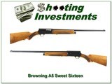 Browning A5 Sweet Sixteen 65 Belgium Blond Exc Cond! - 1 of 4