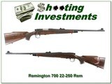 Remington 700 BDL Custom Deluxe 22-250 Rem like new - 1 of 4