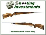 Weatherby Mark V Deluxe 7mm Wthy XX Wood! - 1 of 4