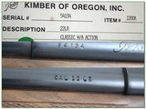 Kimber of Oregon Model 82 Classic 22 unfired and New in BOX! - 4 of 4