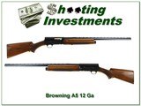 Browning A5 Light 12 72 Belgium unfired like new! - 1 of 4