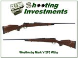 Crosshair Weatherby Mark V Euromark 270 Wthy Mag 26in! wea