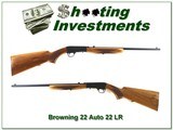 Browning 22 Auto Belgium made blond collector!