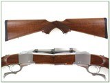 RARE Ruger No.1 Light Sportier Stainless Walnut 35 Whelen like new collector! - 2 of 4