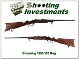 Browning 1885 Traditional in rare 357 Mag unfired! - 1 of 4