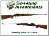 Browning A-Bolt II Medallion LH 375 H&H Exc Cond!