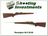 Remington 40-X Custom Shop made 25-06 27in stainless barrel! - 1 of 4