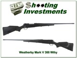 Weatherby Mark V in 300 Wthy Mag like new 26in with factory break! - 1 of 4