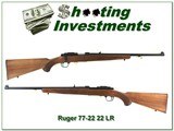 Ruger 77-22 22 LR First Model made in 1986