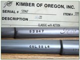 Kimber of Oregon Model 82 Classic 22 unfired high grade NIB! - 4 of 4