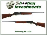 Browning A5 57 Belgium 12 Ga