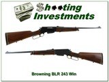 Browning BLR 243 Win First Model machined steel very nice!