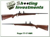 Ruger 77-17 in 17 HMR Exc Cond!