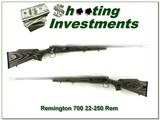 Remington 700 Laminated heavy stainless fluted 22-250 Rem Exc Cond!