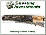 Weatherby Mark V Outfitters 270 Wthy in box