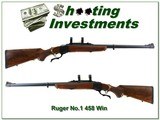 Ruger No.1 Tropical in 458 Win Mag XX Wood!