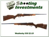 Weatherby XXII German made by Anschutz bolt action 22 LR Like New! - 1 of 4