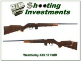 Weatherby XXII German made by Anschutz bolt action 17 HMR Exc Cond! - 1 of 4