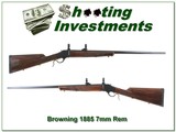 Browning 1885 High Wall 7mm Rem in hard to find 28in octagonal barrel - 1 of 4