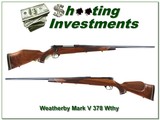 Weatherby Mark V Deluxe German 378 Wthy collector condition! - 1 of 4