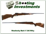 Weatherby Mark V Deluxe German 340 Wthy Exc Cond! - 1 of 4