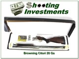 Browning 725 Citori 20 Ga 32in ported barrels