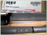 Weatherby Mark V Custom Shop Safari 340 1 of a kind NIB! - 4 of 4