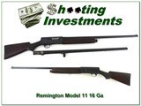 Remington Model 11 16 Ga 2 barrel set made off Browning A5 patents! - 1 of 4