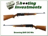 Browning BAR 1969 Belgium Grade 2 in 243 Winchester - 1 of 4