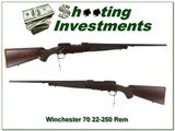 Winchester Model 70 New Haven made Classic Featherweight 22-250 Rem