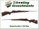 Weatherby Mark V Deluxe 300 Wthy Mag