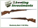 Weatherby Mark V Deluxe in 340 Wthy 26in Exc Cond!