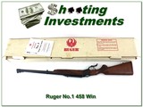 Ruger No.1 Tropical in 458 Win Red Pad as new in box!