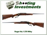 Ruger No.1 1998 RMEF 270 Wthy Mag 116 of 400! - 1 of 4