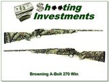 Browning A-Bolt II factory camo 270 Win!