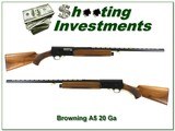 Browning A5 68 Belgium 20 Ga Vent Rib blond!