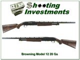 Browning Model 12 20 Ga near new with extra nice wood!