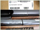 Weatherby Mark V RARE Custom 5 Panel Lazermark 300 Wthy NIB - 4 of 4