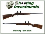 Browning T-Bolt 70 Belgium 22 LR with incredible wood grain! - 1 of 4