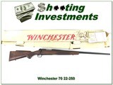 Winchester Model 70 Sporter Varmint in 22-250 Rem in box!