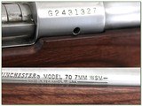 Winchester 70 New Haven made 7mm WSM stainless laminate! - 4 of 4