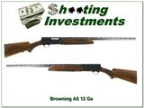 Browning A5 Light 12 72 Belgium 30in VR Full Exc Cond! - 1 of 4