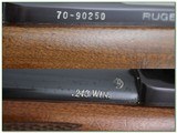 Ruger M77 Flat Bolt pre-warning rare 243 Varmint! - 4 of 4