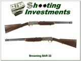 Browning BAR 22 LR Grade II looks unfired! - 1 of 4