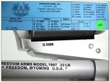 Freedom Arms Model 1997 97 Premier Grade 7.5 22LR & 22 Mag in box! - 4 of 4