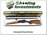 Browning A5 Sweet Sixteen 71 Belgium VR in box! - 1 of 4