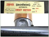 Browning A5 Sweet Sixteen 71 Belgium VR in box! - 4 of 4