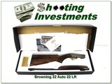 Browning Belgium Custom Shop 22 Auto hand engraved Grade II NIB - 1 of 4
